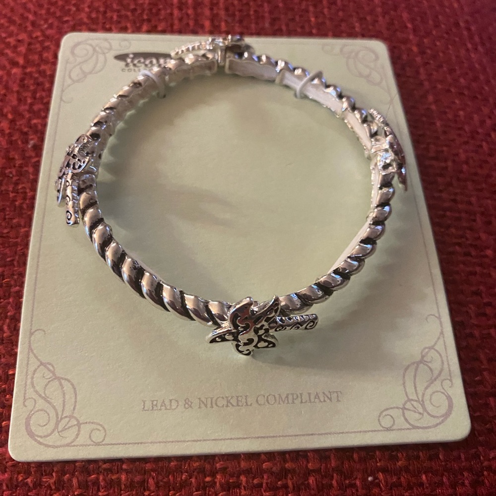 Icon Collection Palms Silver Bracelet